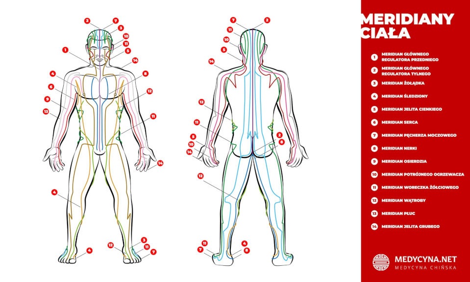 Medycyna chińska - strefy energetyczne